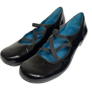 Vionic Ava Patent Leather Orthopedic Ballet Flats Shoes Size Women's 10
